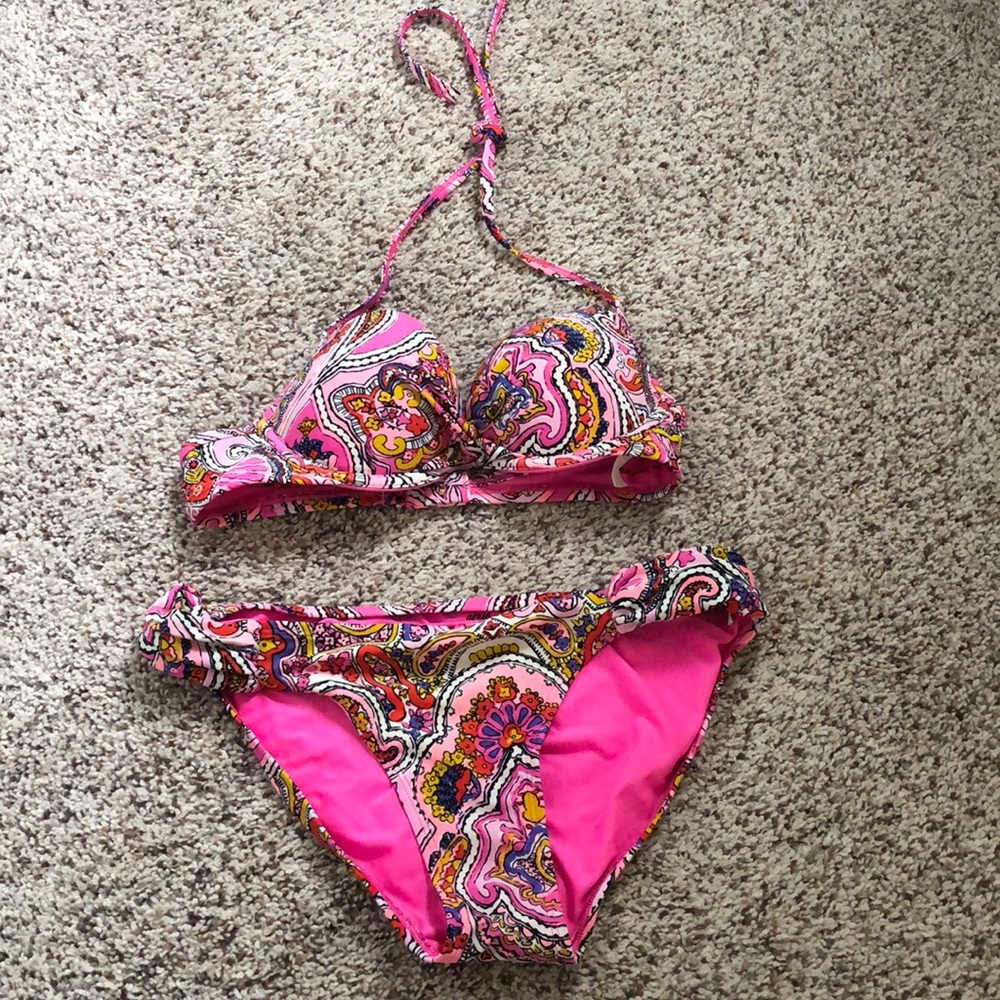 Pink bikini